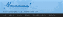 Tablet Screenshot of jajinternational.com